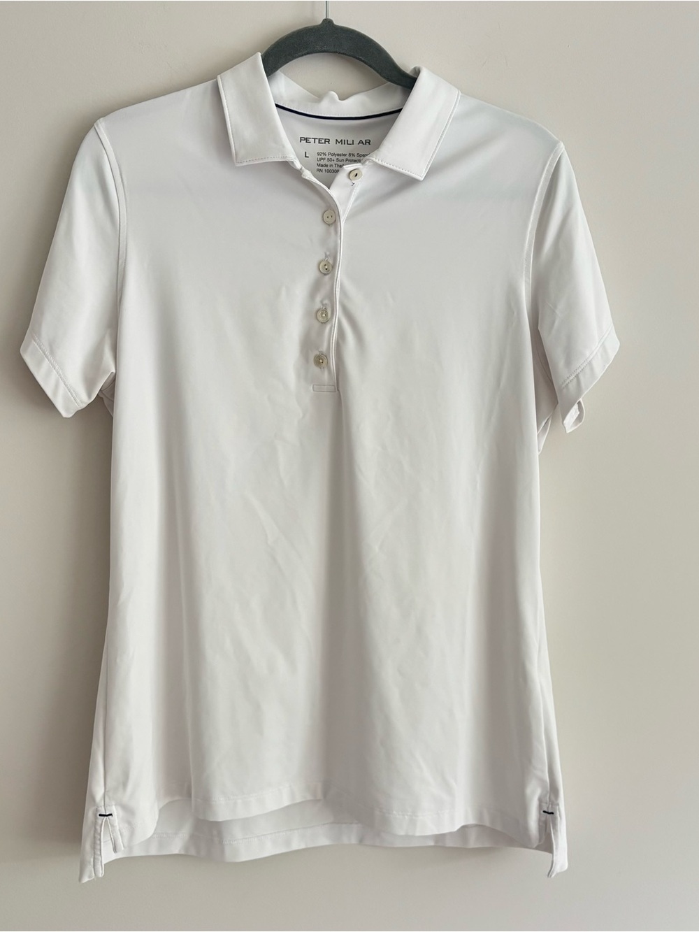 Peter millar women’s size large White summer performance Polo - Picture 2 of 5